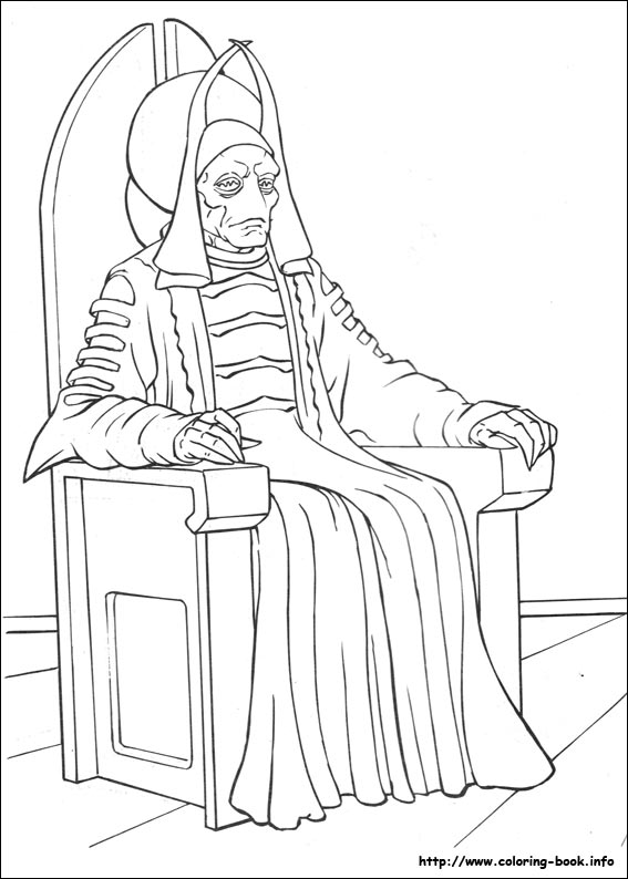 Star Wars coloring picture